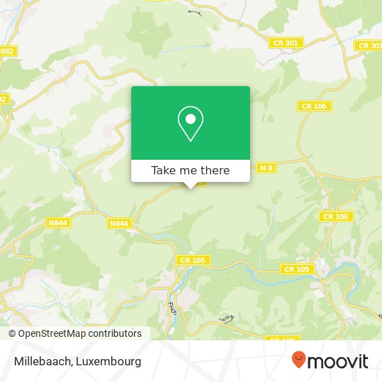 Millebaach map