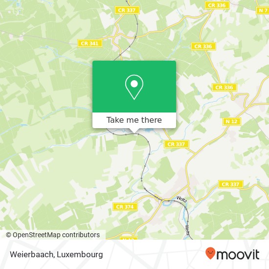 Weierbaach map