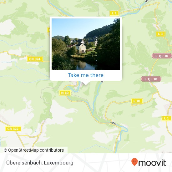 Übereisenbach map