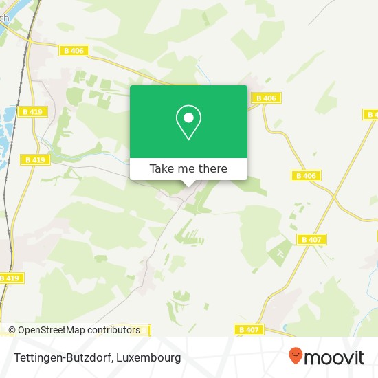 Tettingen-Butzdorf map