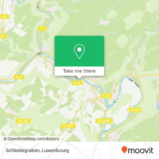 Schleidegraben map