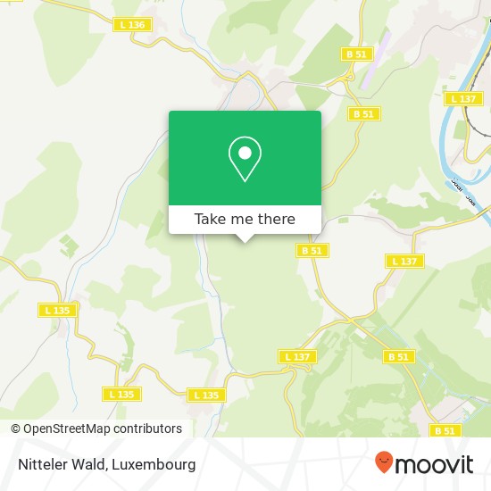Nitteler Wald map