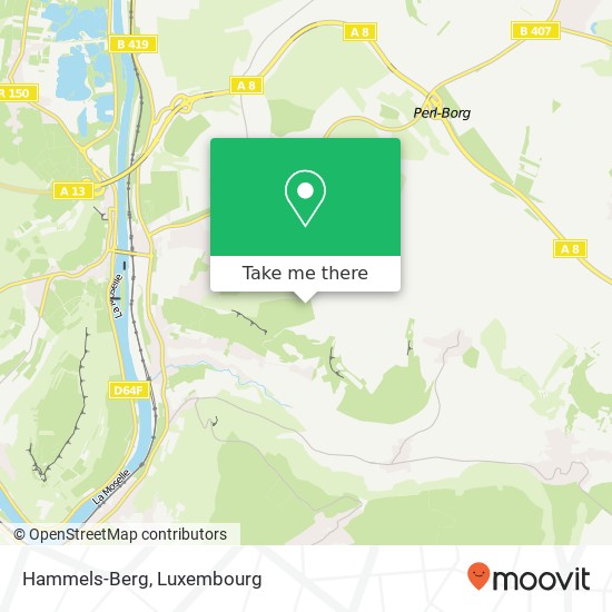 Hammels-Berg map
