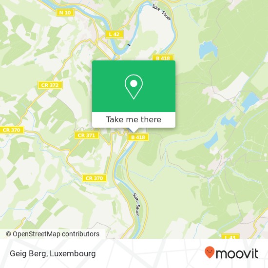 Geig Berg map