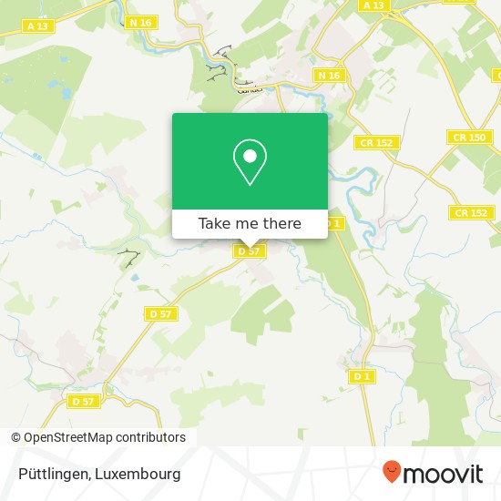 Püttlingen map