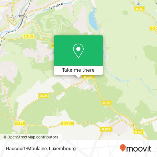 Haucourt-Moulaine map