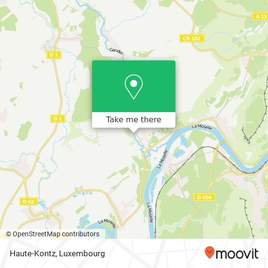 Haute-Kontz map