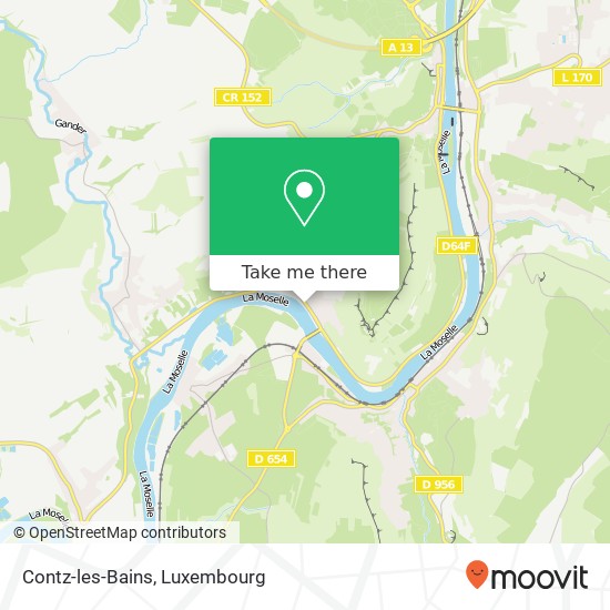Contz-les-Bains map