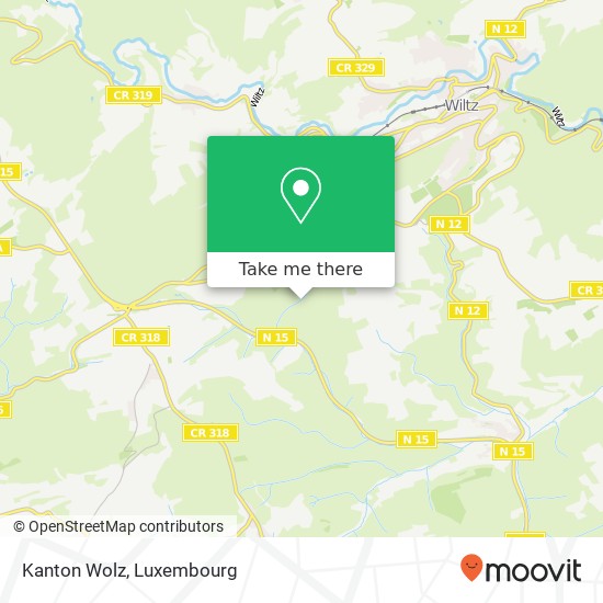 Kanton Wolz map