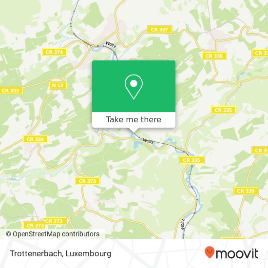 Trottenerbach Karte