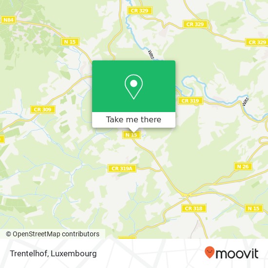 Trentelhof map