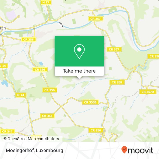 Mosingerhof Karte
