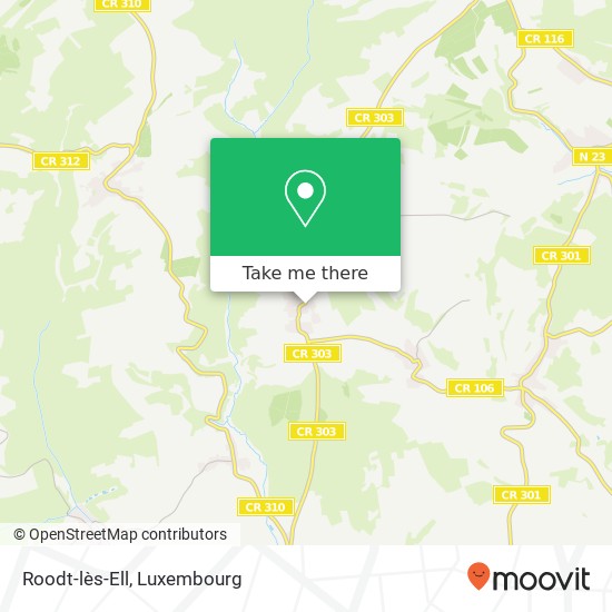 Roodt-lès-Ell map
