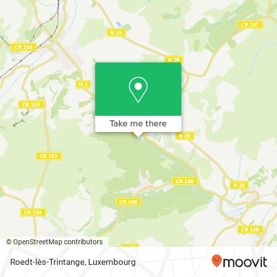 Roedt-lès-Trintange map
