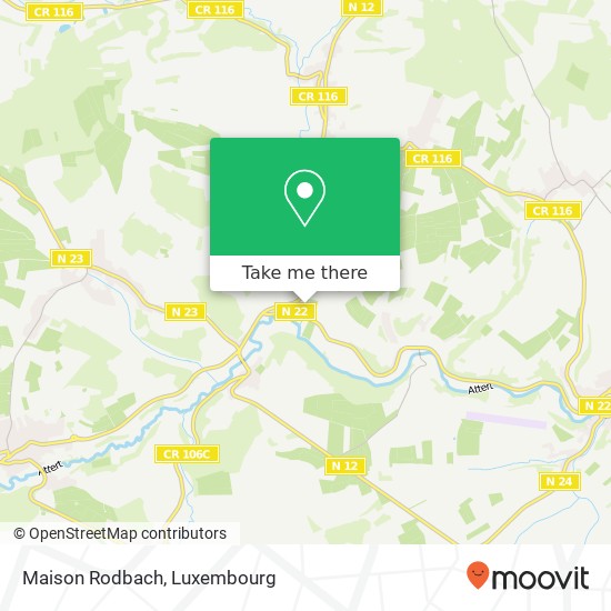 Maison Rodbach map
