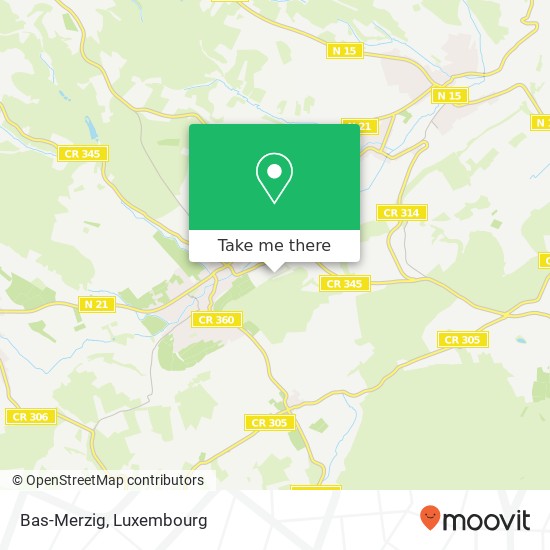 Bas-Merzig map