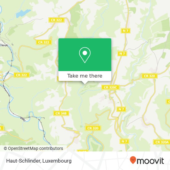 Haut-Schlinder map