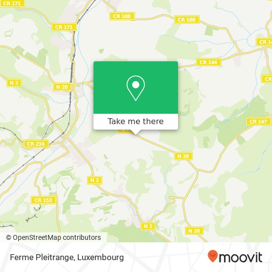 Ferme Pleitrange map