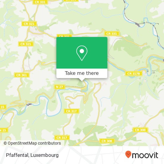 Pfaffental map