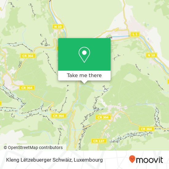 Kleng Lëtzebuerger Schwäiz map