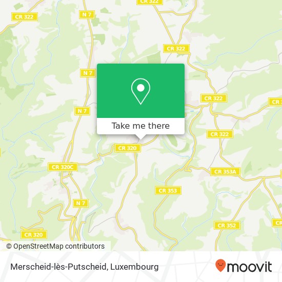 Merscheid-lès-Putscheid map