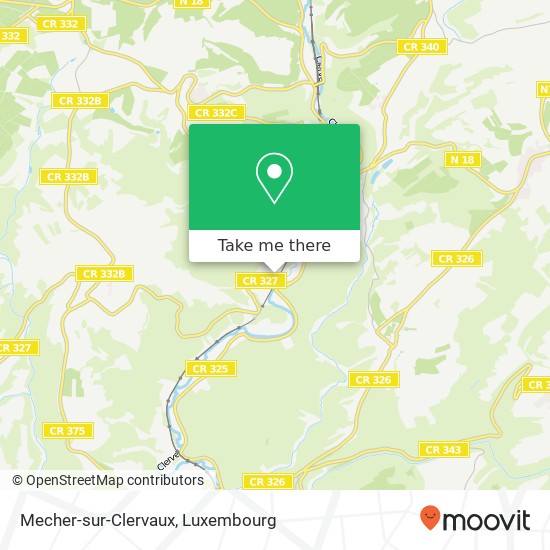 Mecher-sur-Clervaux Karte