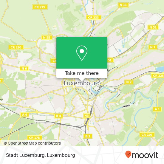 Stadt Luxemburg map