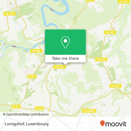 Loringshof map