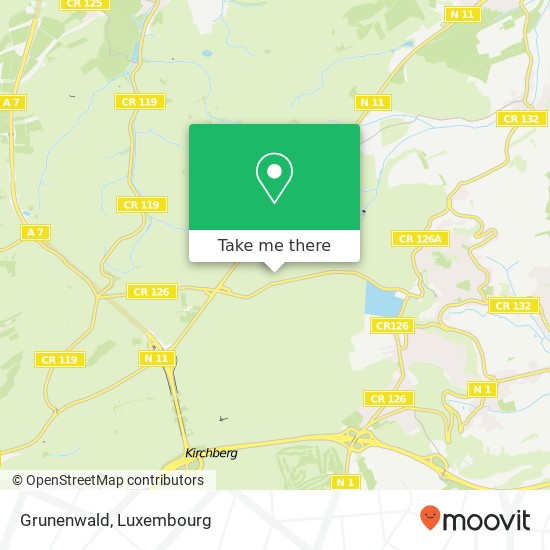 Grunenwald Karte