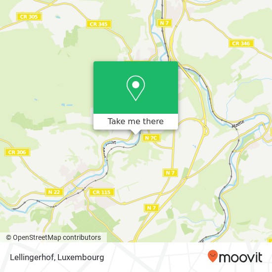 Lellingerhof map