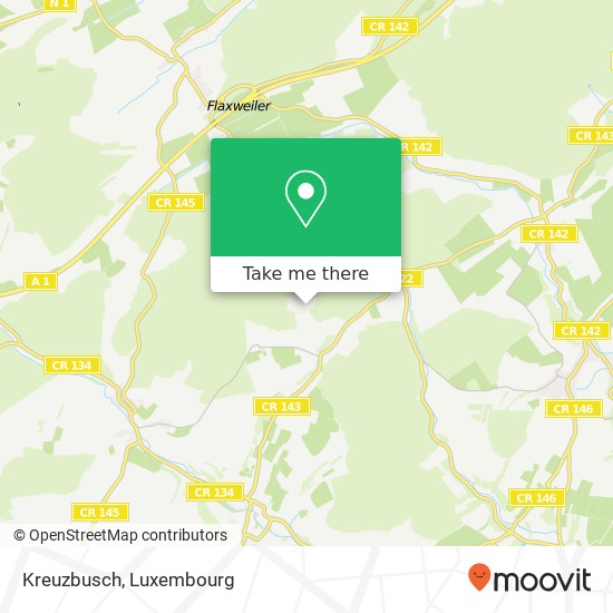 Kreuzbusch map