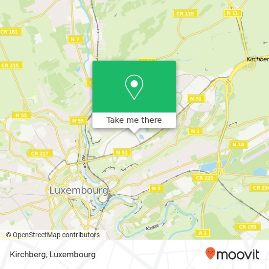 Kirchberg map