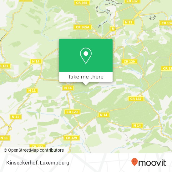 Kinseckerhof map