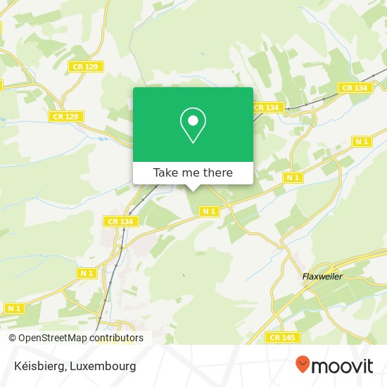 Kéisbierg map