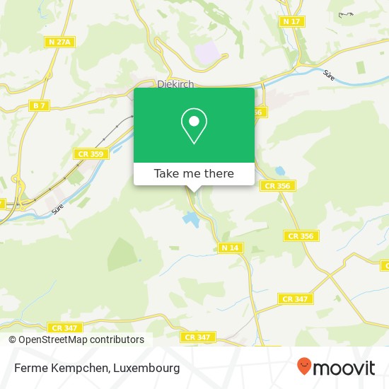 Ferme Kempchen map