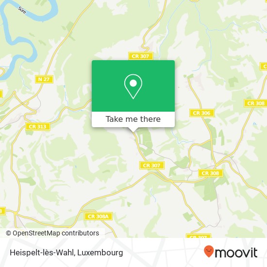 Heispelt-lès-Wahl Karte