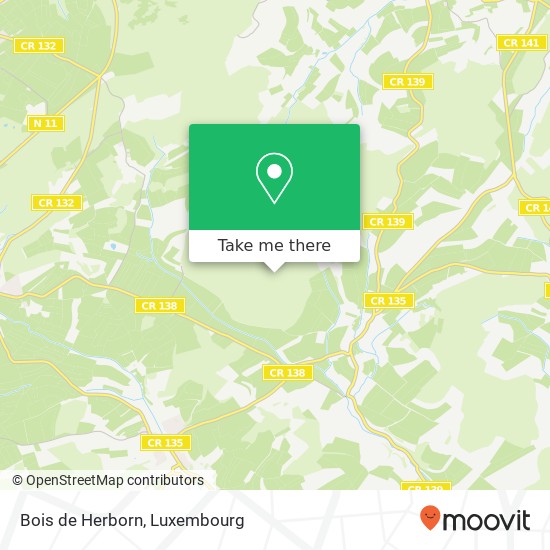 Bois de Herborn map