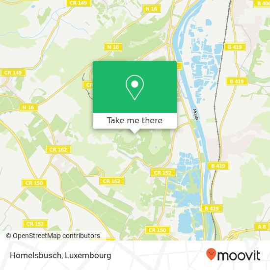 Homelsbusch map