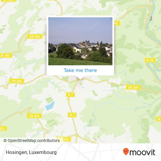 Hosingen map