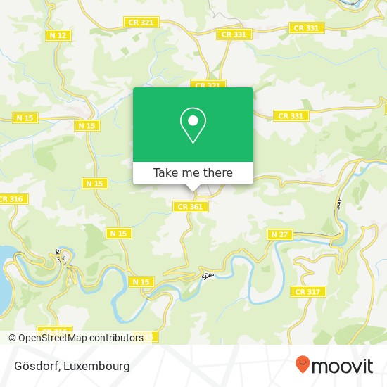Gösdorf map