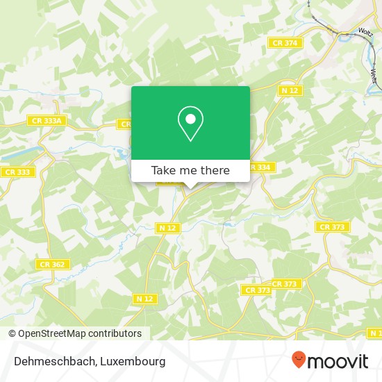 Dehmeschbach Karte