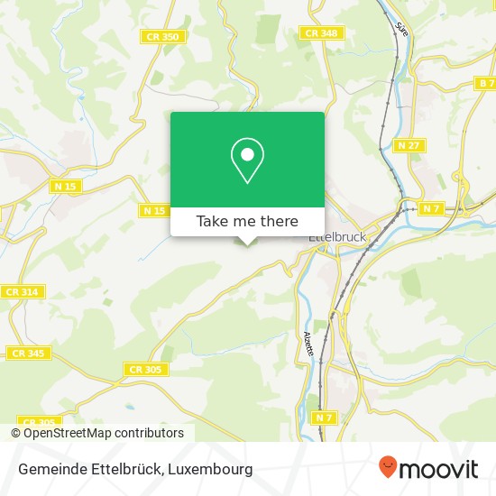 Gemeinde Ettelbrück map