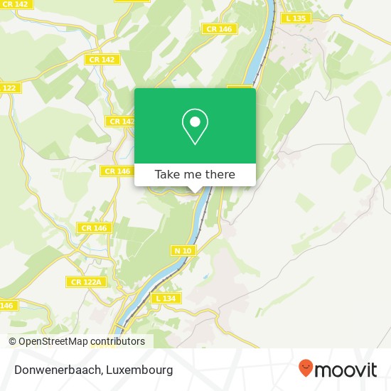 Donwenerbaach map