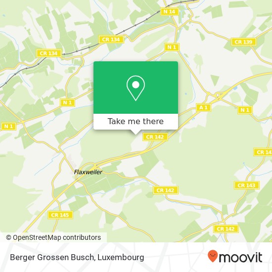 Berger Grossen Busch Karte