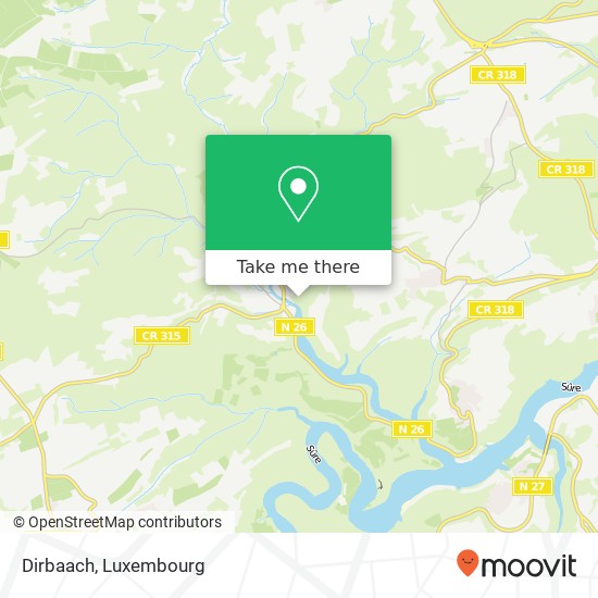 Dirbaach map