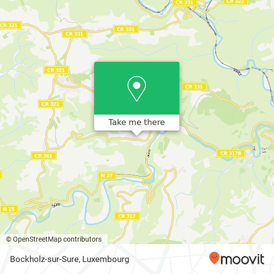 Bockholz-sur-Sure map