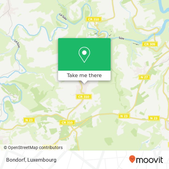 Bondorf map