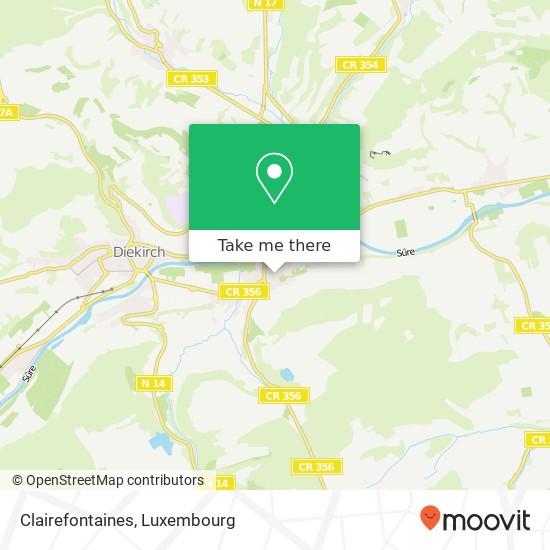 Clairefontaines map