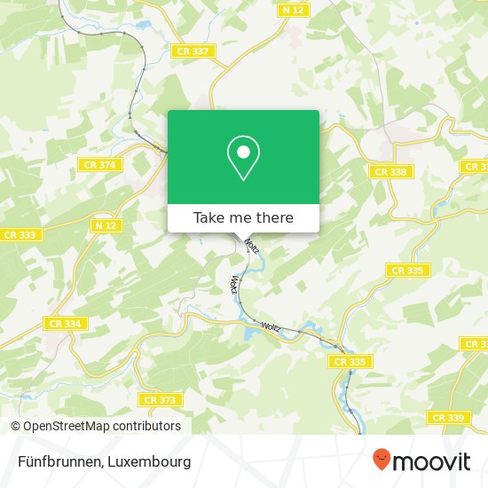 Fünfbrunnen map