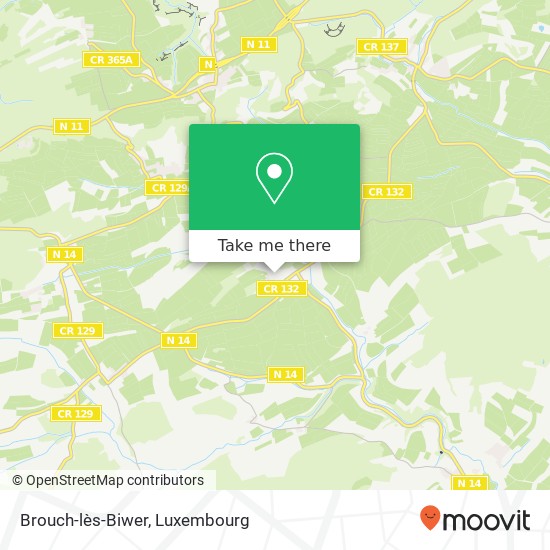 Brouch-lès-Biwer Karte